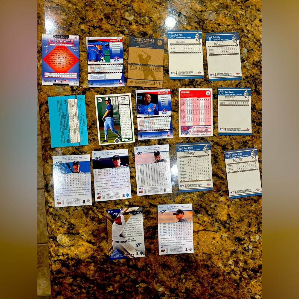 BLUE JAYS baseball cards